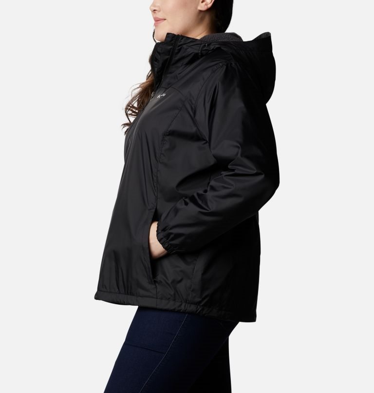 Jacheta Columbia Switchback Sherpa Captusite Dama Negrii | Plus Size MZZQM8SA9